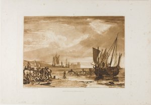 Scene on the French Coast, plate 4 from Liber Studiorum