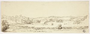 Scenes on the Kibble near Little Milton Hall, Lancashire by Joseph Mallord William Turner