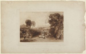 Sheep Washing, Windsor Castle (from Liber Studiorum) by Joseph Mallord William Turner