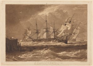 Ships in a Breeze by Joseph Mallord William Turner