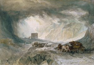 Snowstorm, Mont Cenis by Joseph Mallord William Turner