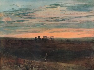 Stonehenge: Sunset by Joseph Mallord William Turner