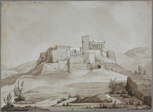 The Acropolis from the Pnyx, Athens, Greece by Joseph Mallord William Turner