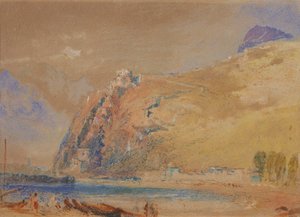 The Bastille at Grenoble from the Valley of the Isere, c.1836 by Joseph Mallord William Turner