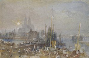 The Canal of the Loire and Cher, Near Tours, c. 1830 by Joseph Mallord William Turner