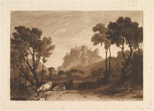 The Castle above the Meadows (Liber Studiorum, part II, plate 8) by Joseph Mallord William Turner