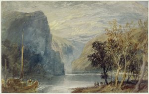 The Lorelei Rock by Joseph Mallord William Turner