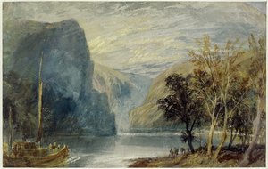 The Lorelei Rock by Joseph Mallord William Turner
