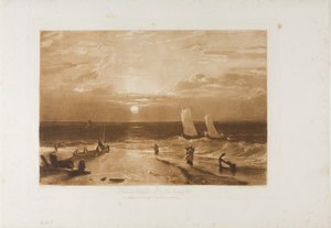 The Midmay Sea-Piece, Plate 40 from Liber Studiorum by Joseph Mallord William Turner