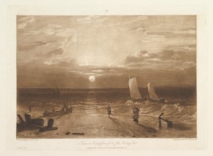The Mildmay Sea-Piece Liber Studiorum, part VIII, plate 40 by Joseph Mallord William Turner