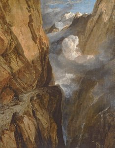 The Pass of Saint Gotthard, Switzerland by Joseph Mallord William Turner