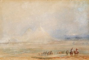 The Pyramids at Giza by Joseph Mallord William Turner
