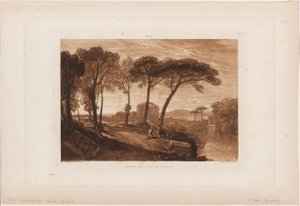 The Temple of Minerva Medica, plate 23 from Liber Studiorum by Joseph Mallord William Turner