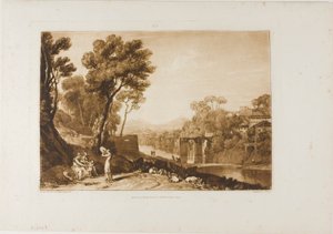 The Woman and Tambourine, plate 3 from Liber Studiorum by Joseph Mallord William Turner