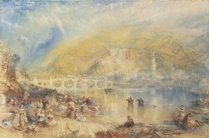 View of Heidelberg with a Rainbow by Joseph Mallord William Turner