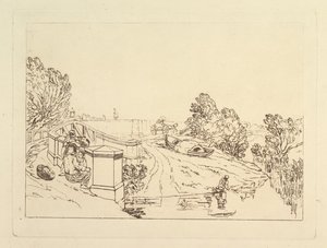 Water Cress Gatherers, Liber Studiorum, part XIII, 1819