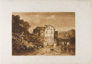 Water Mill, Plate 37 from Liber Studiorum by Joseph Mallord William Turner