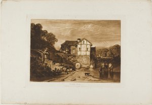 Water Mill, Plate 37 from Liber Studiorum