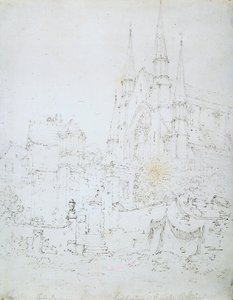 West Window, Worcester Cathedral by Joseph Mallord William Turner
