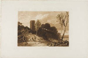 Winchelsea, Sussex, plate 42 from Liber Studiorum by Joseph Mallord William Turner