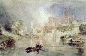 Worcester Cathedral and River Severn by Joseph Mallord William Turner