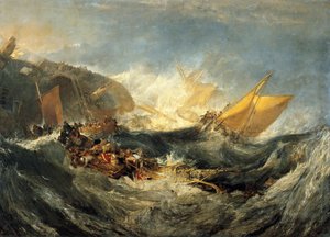 Wreck of a Transport Ship by Joseph Mallord William Turner