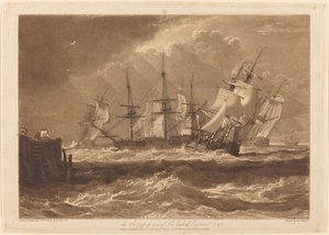 Ships in a Breeze by Joseph Mallord William Turner and Charles Turner
