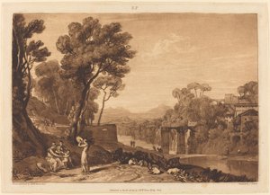 The Woman and Tambourine by Joseph Mallord William Turner and Charles Turner