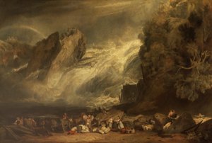 Falls of the Rhine at Schaffhausen by after Joseph Mallord William Turner