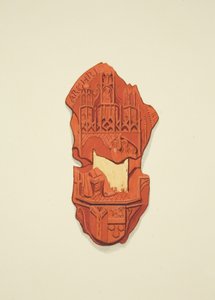 Back of the Seal of Matthew Parker, Archbishop of Canterbury, to Will of Thomas Alyce, Merchant by Joseph Manning