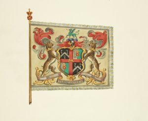 Banner of the Barbers and Surgeons, inscribed 