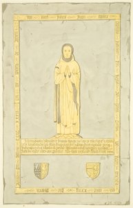 Brass of Sir John Inyn in St Mary Redcliffe by Joseph Manning