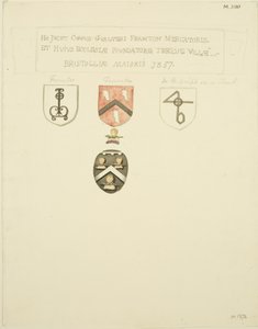 Coats-of-Arms on the tomb of Framton 1357