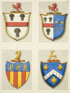 Coats of arms in Christ Church by Joseph Manning