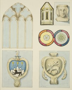 Details of interior of Temple Church