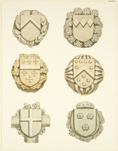 Groin stones (bosses) in ceiling of Redcliffe Church