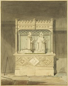 Monument of John Aldworth and his son by Joseph Manning