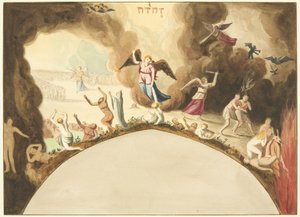 Painting Found Over Door in Screen Under Organ Loft of Bristol Cathedral
