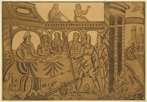 Panel from an Old Oak Chest in the Orphan Asylum, Hook