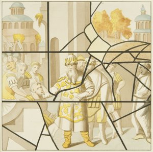 Stained glass in St Mark