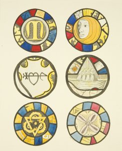 Stained Glass in North and East Windows, North Transept of St Mary Redcliffe