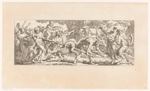 Offering to Bacchus (series title: The Labors of the Vintage) by Joseph Marie Vien (I)