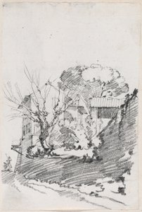 Houses beside a Road in Italy by Joseph Marie Vien