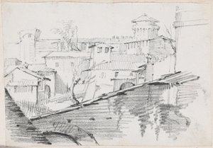 The Forno inside the Walls of the Vatican by Joseph Marie Vien