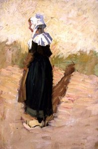 The Little Breton Girl by Joseph Milner Kite