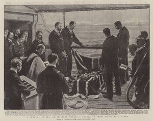 A Funeral at Sea, an Incident During a Voyage to India on Board a Liner by Joseph Nash