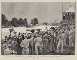 An American Corner at Henley by Joseph Nash
