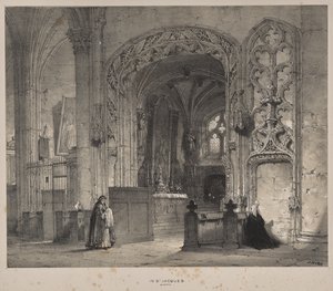 Architecture of the Middle Ages: Chapel in St. Jacques, Dieppe