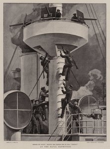 At the Naval Manoeuvres by Joseph Nash