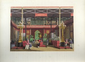 Russian Exhibition Interior During the Great Exhibition in 1851 by Joseph Nash